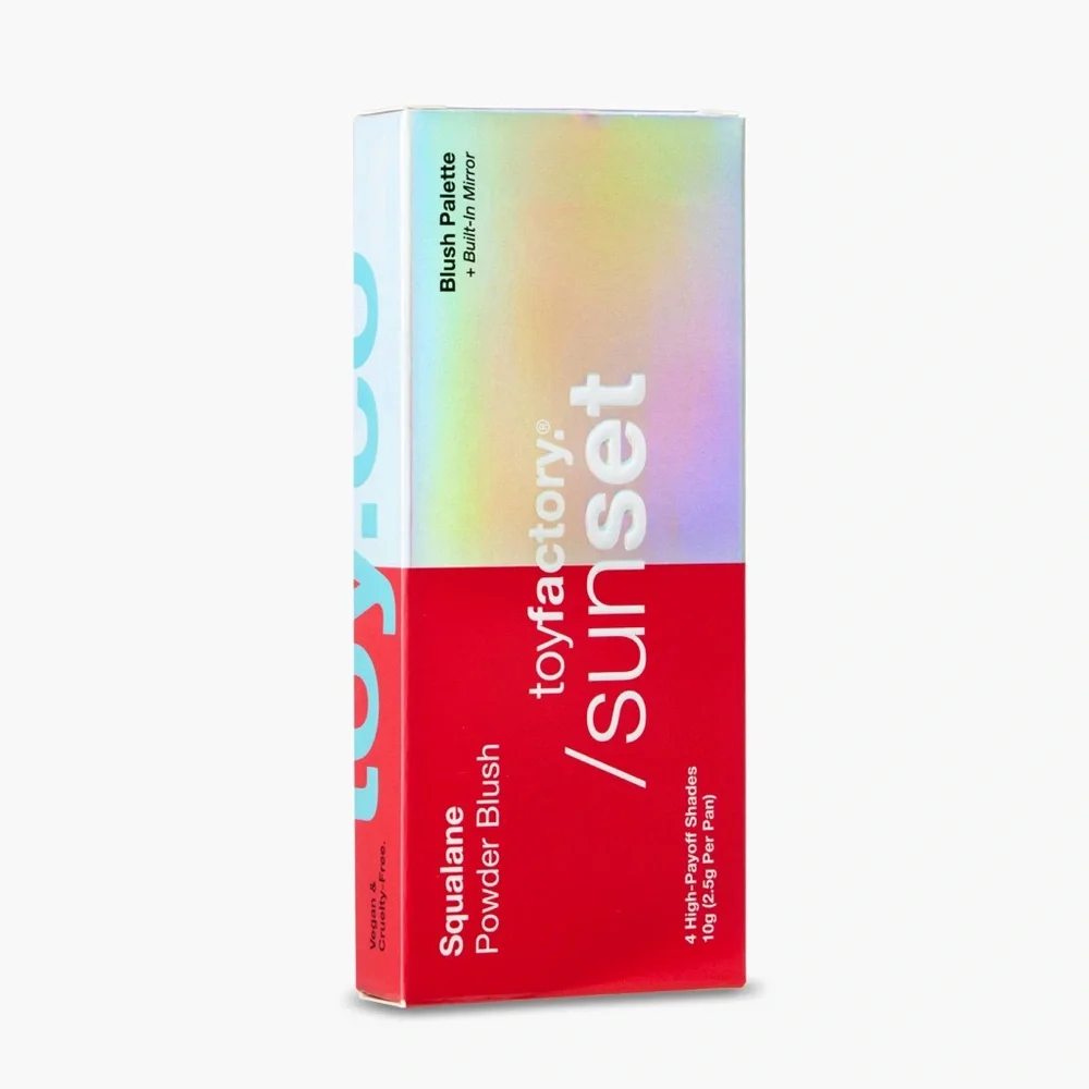 NEW TOYFACTORY Sunset™ Squalane Blush Palette FULL SIZE